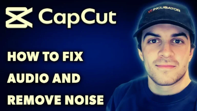 Reduce Background Noise and Fix Audio Sync in CapCut
