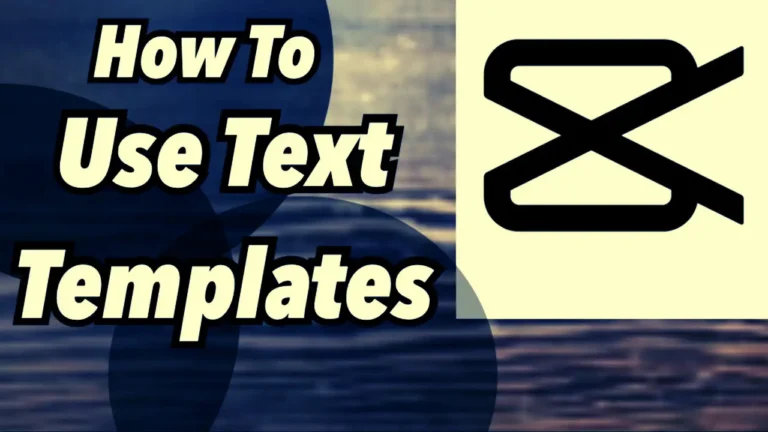 Text-Based Viral Templates in CapCut