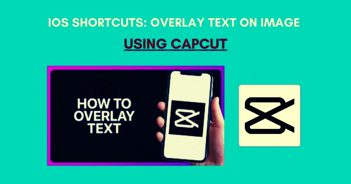 iOS Shortcut to Overlay Text on Image