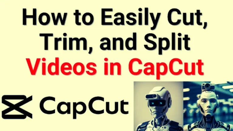 Cut, Trim, and Split Videos in CapCut