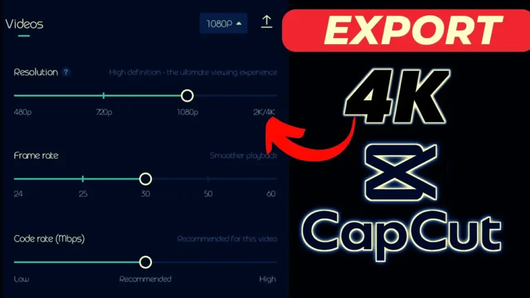 Export Quality and Options in CapCut