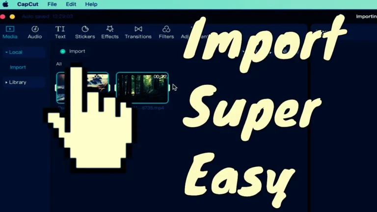 Import Media and Set Up a Project in CapCut